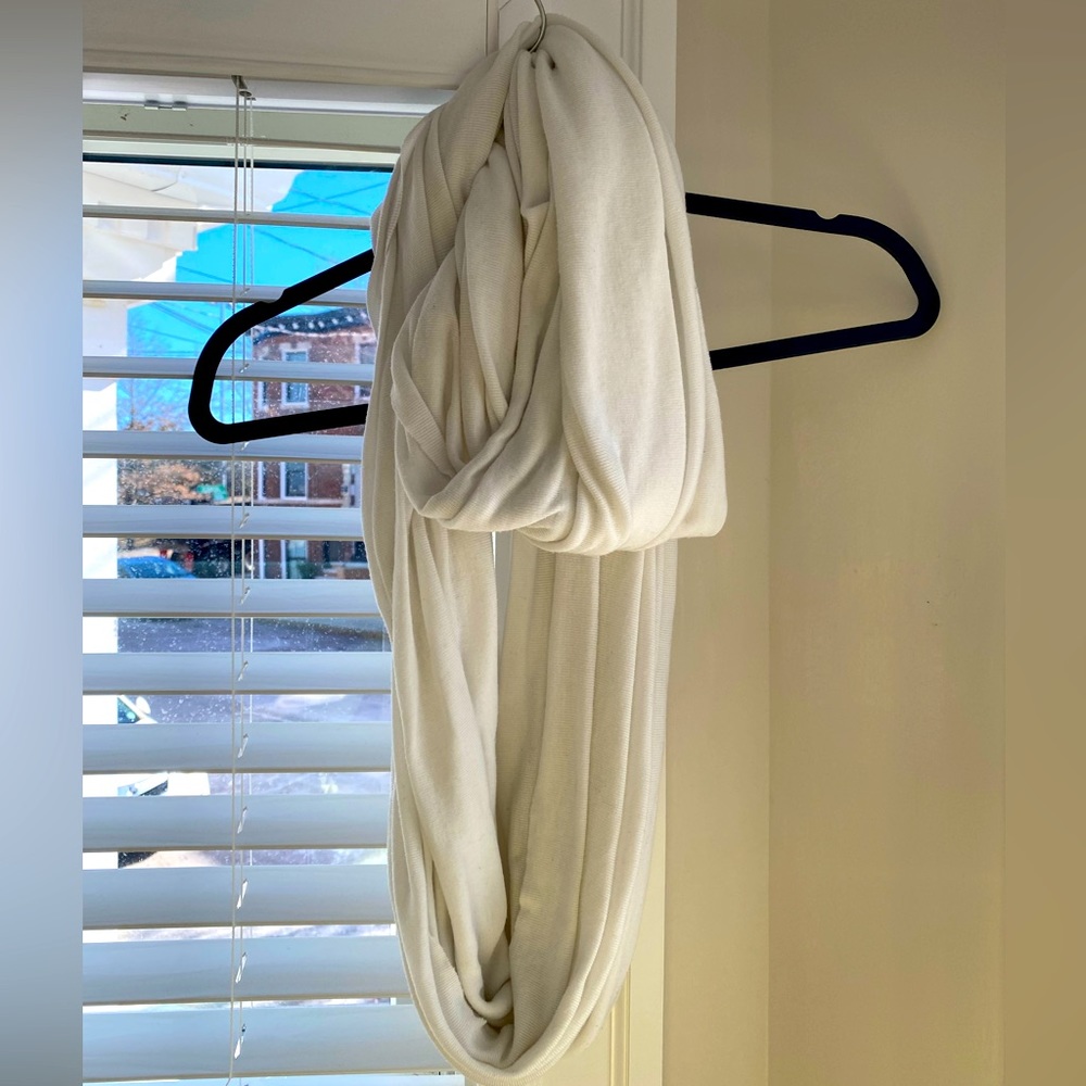 White Infinity Scarf